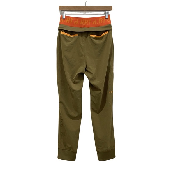d.RT Unisex Olive Green Track Pants - Size 6 - Picture 3 of 7